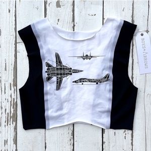 RARE Boys + Arrows Teagan Bikini Top in Airplane